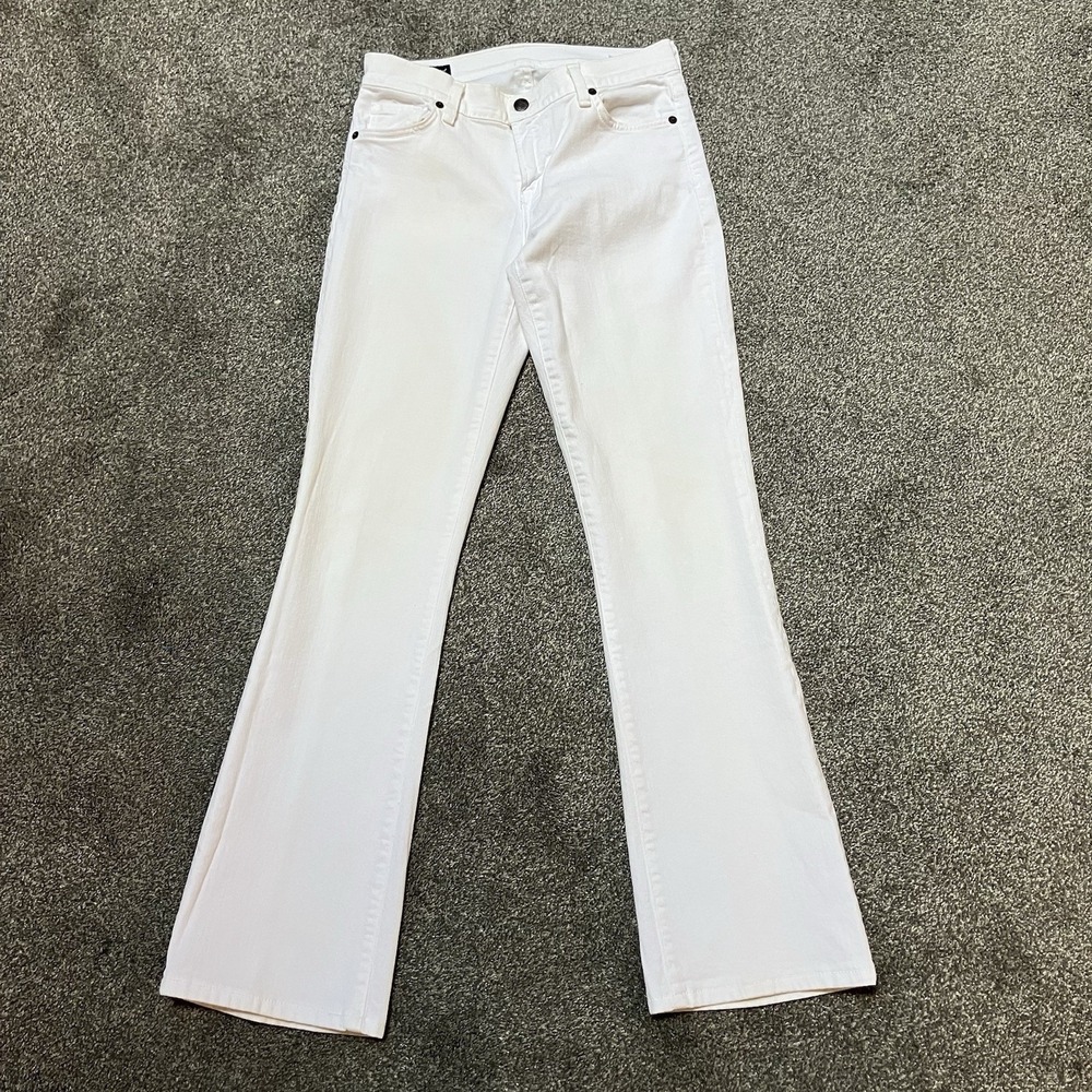 Citizens of Humanity Pants Women's 26 White‎ Denim Jeans Amber Bootcut Mid Rise